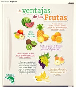 ventajas frutas