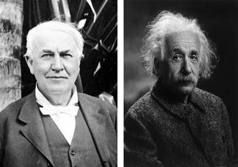 edison vs einstein quien aporto mas a sociedad