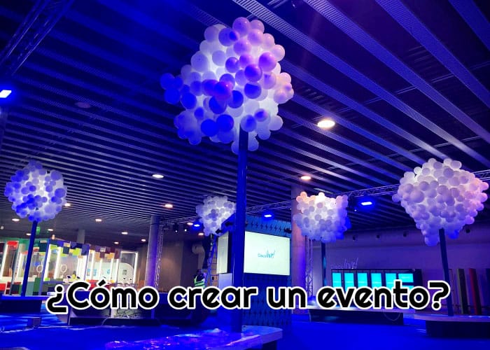 como crear un evento