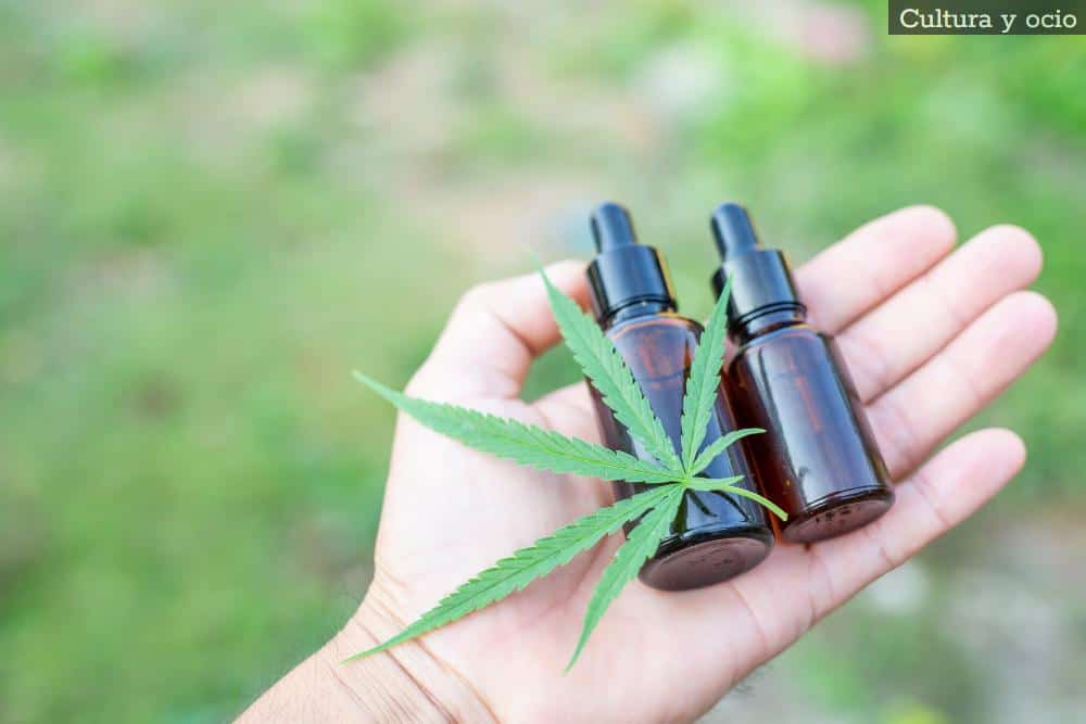 Certificado de análisis (COA) junto a un aceite de CBD